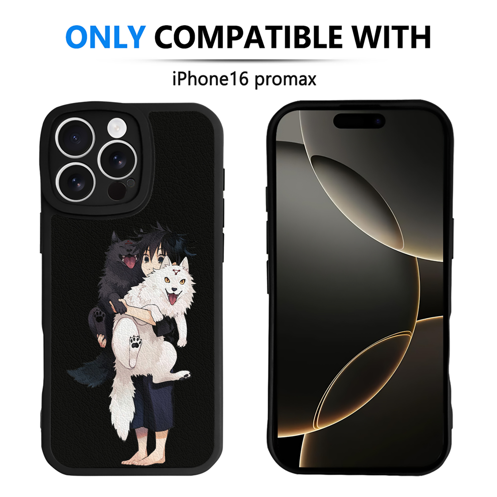 （画像用） 呪術廻戦 Jujutsu Kaisen 【iPhone 16シリーズ対応】シリコンスマホケース（レザー調） 材質：シリコン